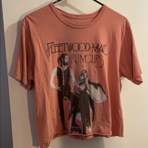 Fleetwood Mac Cut Cropped Shirt!